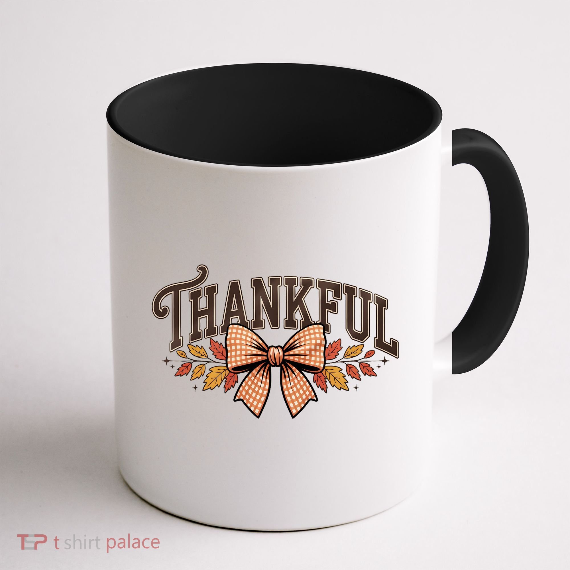 Thanksgiving Thankful Bowtie Coffee Mug