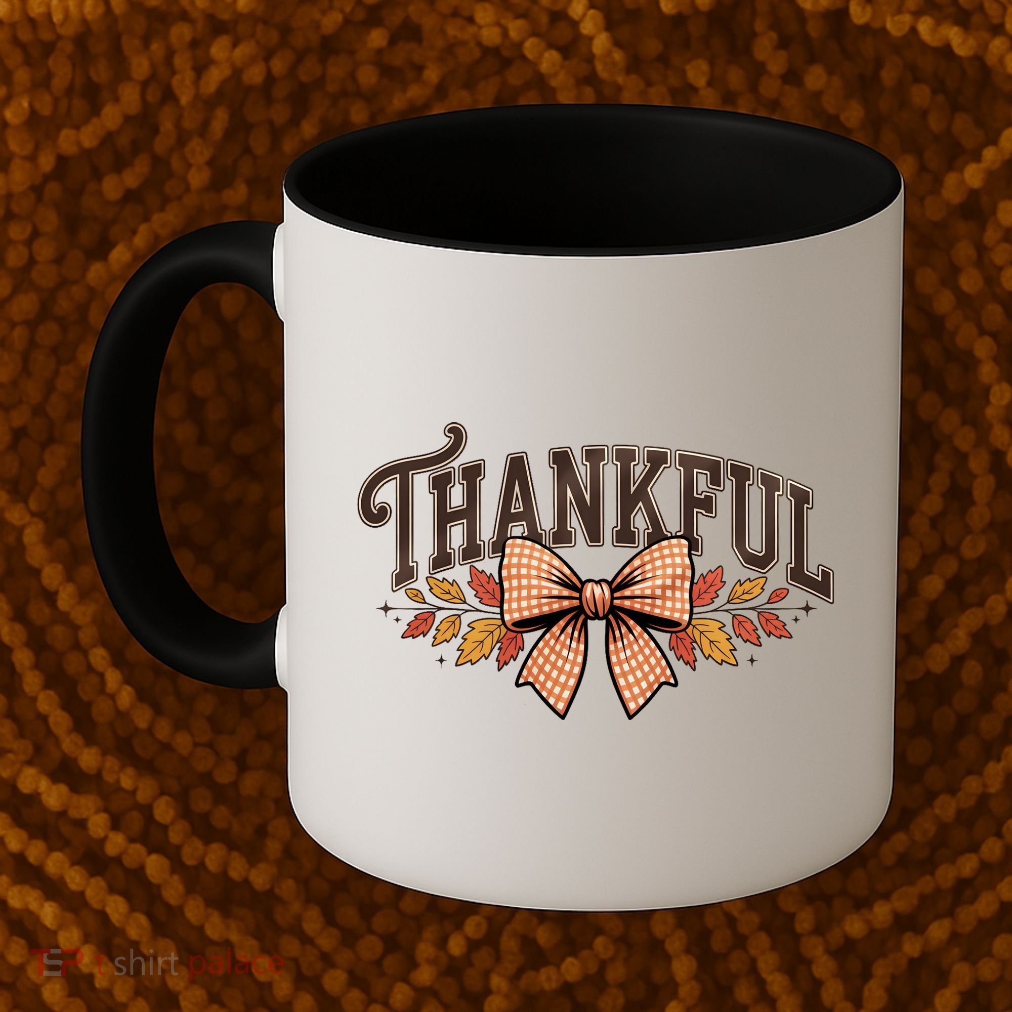 Thanksgiving Thankful Bowtie Coffee Mug