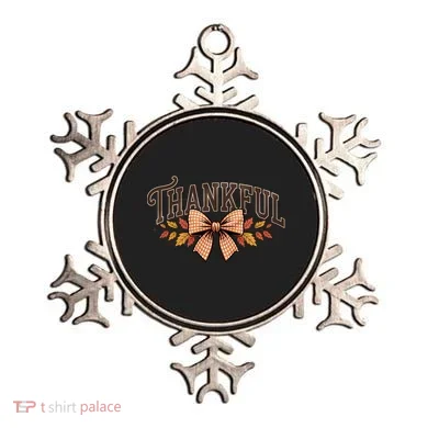 Thanksgiving Thankful Bowtie Ornament