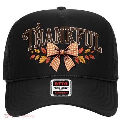 Thanksgiving Thankful Bowtie Hat