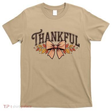 Thanksgiving Thankful Bowtie T-Shirt