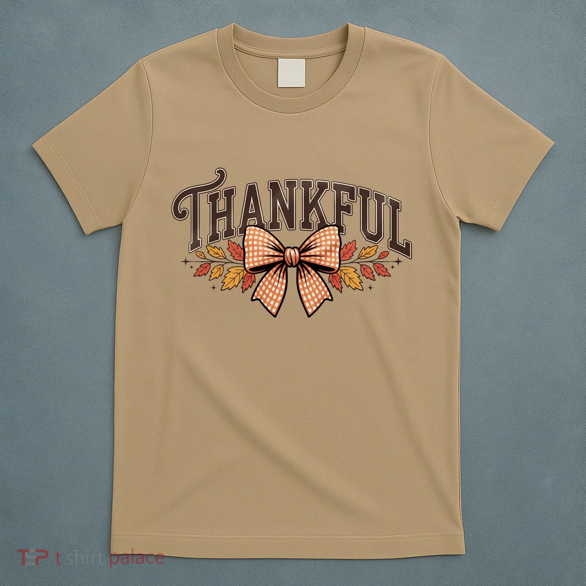 Thanksgiving Thankful Bowtie T-Shirt