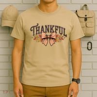 Thanksgiving Thankful Bowtie T-Shirt thumb 6