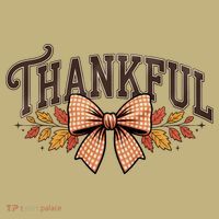 Thanksgiving Thankful Bowtie Polo thumb 2