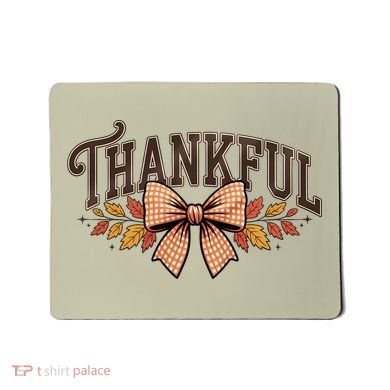 Thanksgiving Thankful Bowtie Mousepad