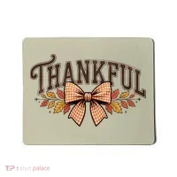 Thanksgiving Thankful Bowtie Mousepad thumb 0