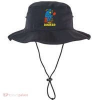 The Thinker By Auguste Rodin Contemplates Pickleball Bucket Hat thumb 0