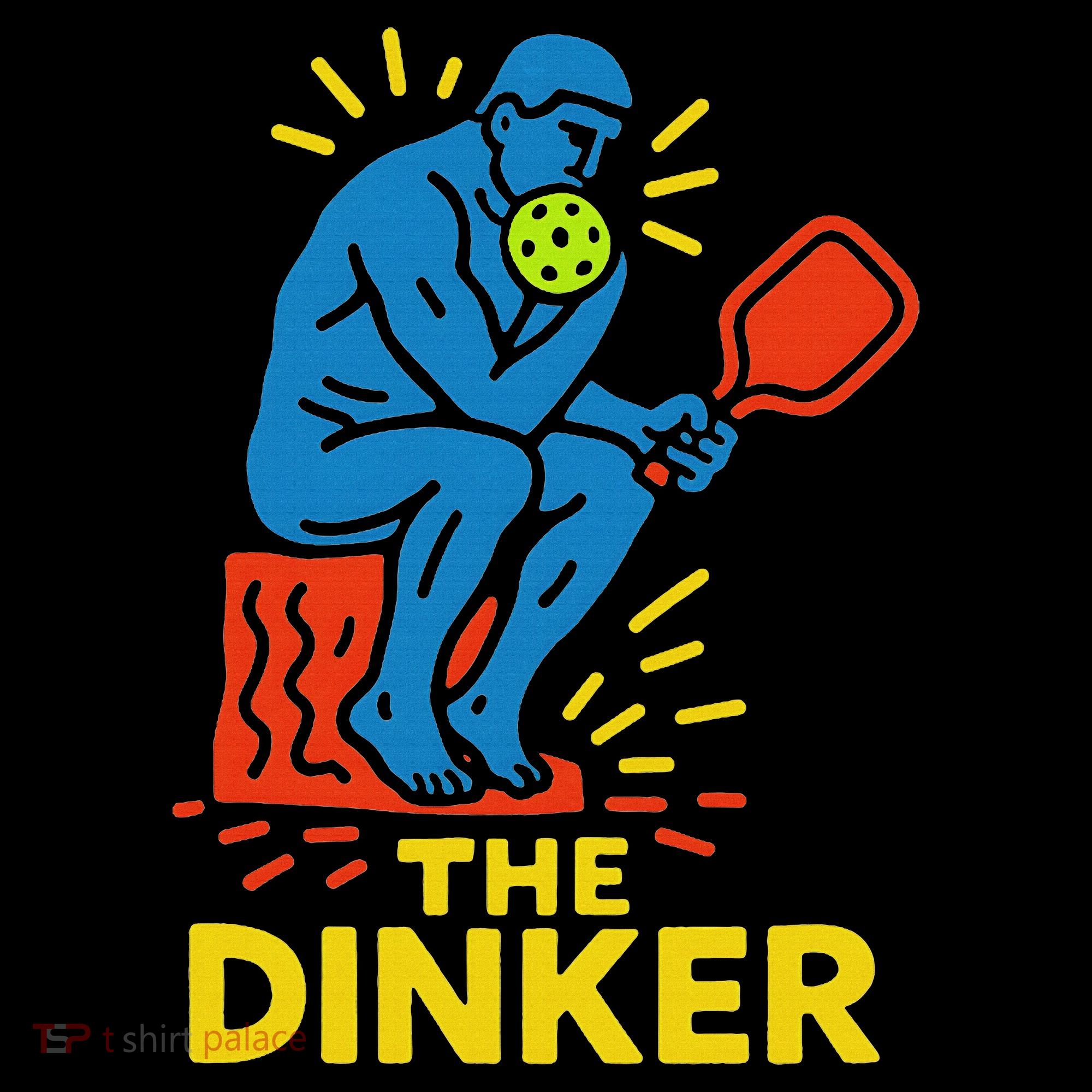 The Thinker By Auguste Rodin Contemplates Pickleball Women's Hoodie