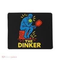 The Thinker By Auguste Rodin Contemplates Pickleball Mousepad thumb 0