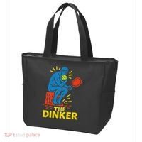 The Thinker By Auguste Rodin Contemplates Pickleball Tote Bag thumb 3