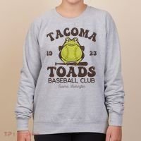 Tacoma Toads Baseball Retro Minor League Baseball Team Women's Sweatshirt thumb 0