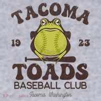 Tacoma Toads Baseball Retro Minor League Baseball Team Women's Sweatshirt thumb 2