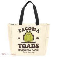 Tacoma Toads Baseball Retro Minor League Baseball Team Tote Bag thumb 0