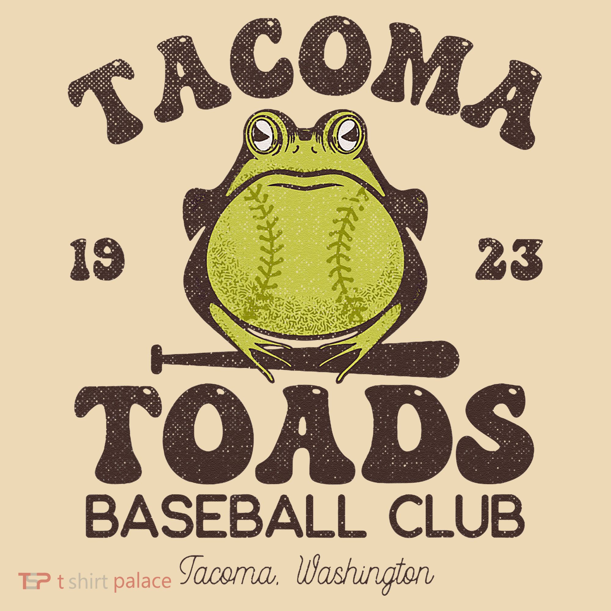 Tacoma Toads Baseball Retro Minor League Baseball Team Tote Bag