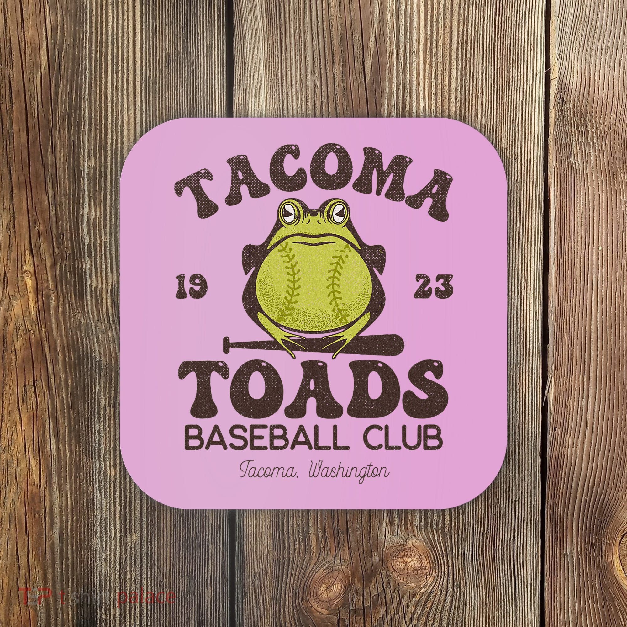 Tacoma Toads Baseball Retro Minor League Baseball Team Coaster