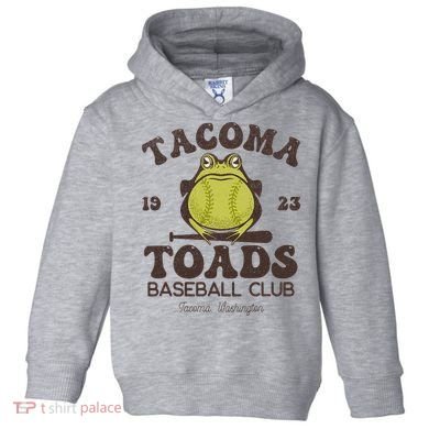 Tacoma Toads Baseball Retro Minor League Baseball Team Toddler Hoodie