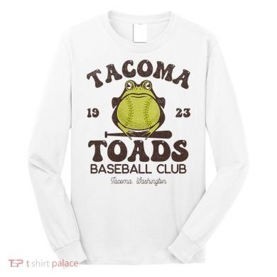 Tacoma Toads Baseball Retro Minor League Baseball Team Long Sleeve Shirt