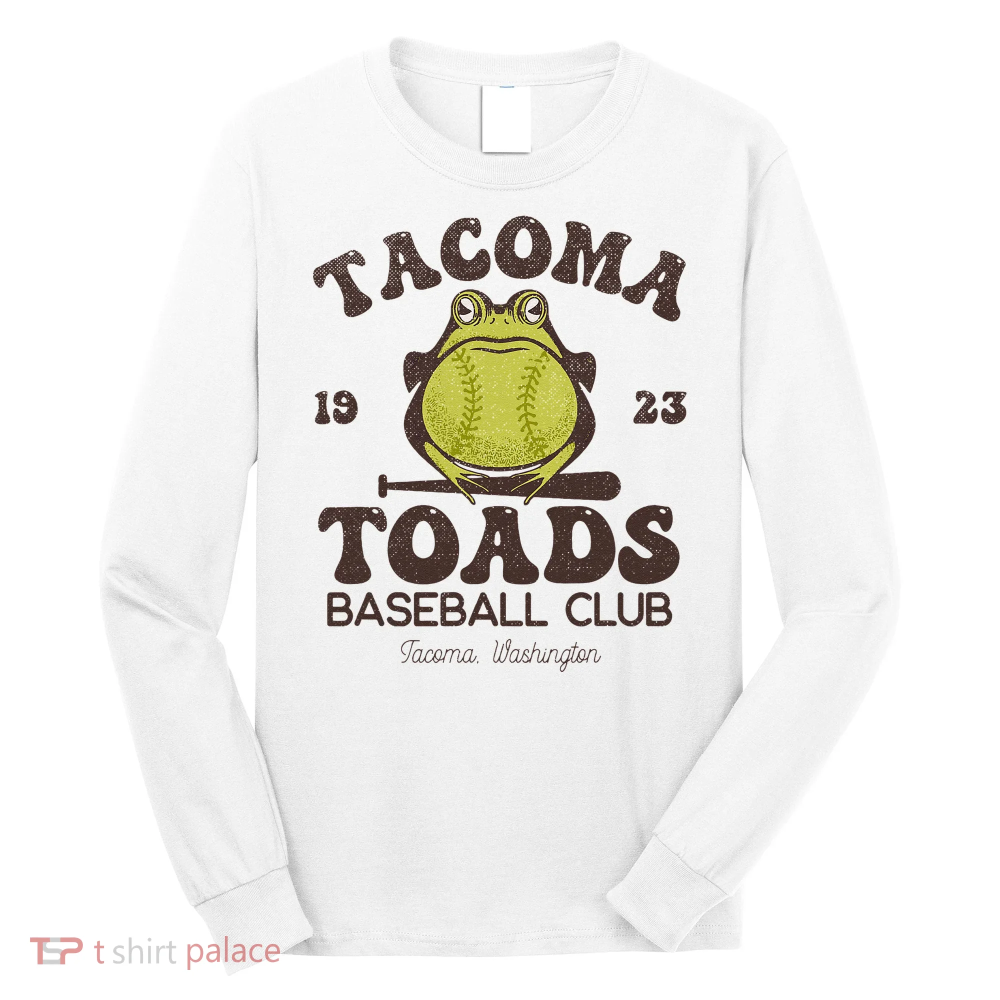 Tacoma Toads Baseball Retro Minor League Baseball Team Long Sleeve Shirt