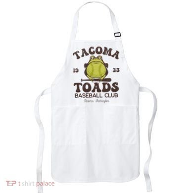 Tacoma Toads Baseball Retro Minor League Baseball Team Apron