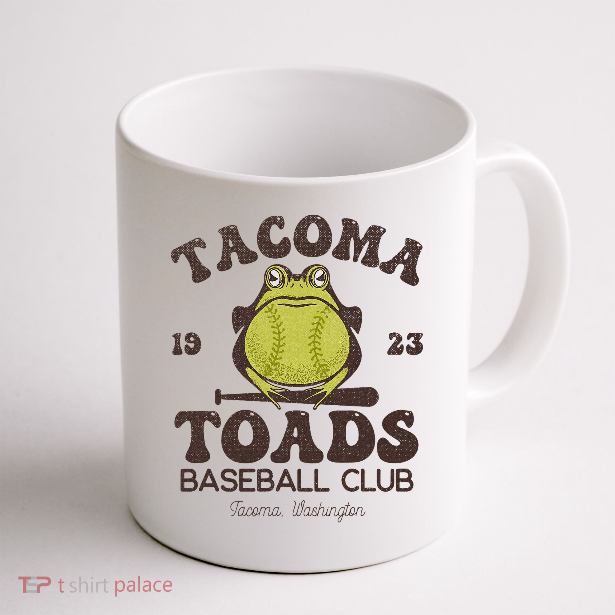 Tacoma Toads Baseball Retro Minor League Baseball Team Coffee Mug