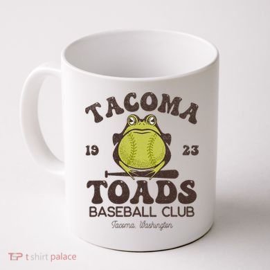 Tacoma Toads Baseball Retro Minor League Baseball Team Coffee Mug