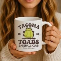 Tacoma Toads Baseball Retro Minor League Baseball Team Coffee Mug thumb 3