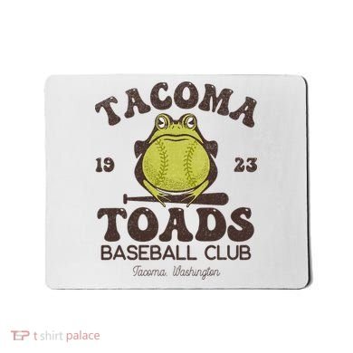 Tacoma Toads Baseball Retro Minor League Baseball Team Mousepad