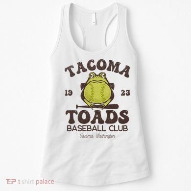 Tacoma Toads Baseball Retro Minor League Baseball Team Women's Tank Top