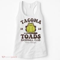 Tacoma Toads Baseball Retro Minor League Baseball Team Women's Tank Top thumb 0