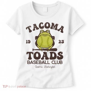 Tacoma Toads Baseball Retro Minor League Baseball Team Women's T-Shirt