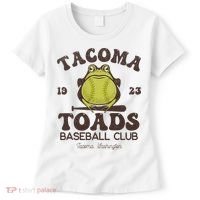 Tacoma Toads Baseball Retro Minor League Baseball Team Women's T-Shirt thumb 0