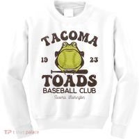 Tacoma Toads Baseball Retro Minor League Baseball Team Kids Sweatshirt thumb 0