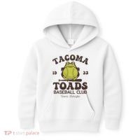 Tacoma Toads Baseball Retro Minor League Baseball Team Kids Hoodie thumb 0
