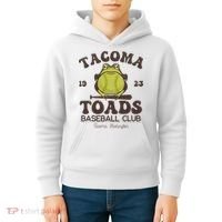 Tacoma Toads Baseball Retro Minor League Baseball Team Kids Hoodie thumb 4
