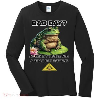 Talisman The Board Game Bad Day Toad For 3 Turns Women's Long Sleeve Shirt