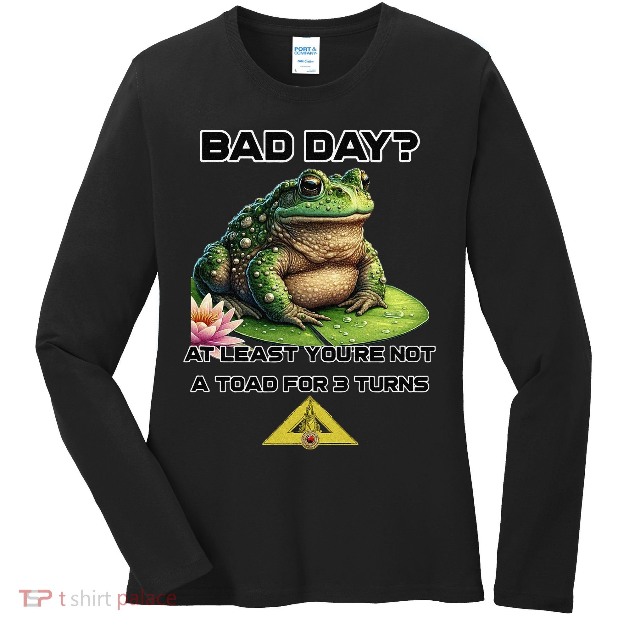 Talisman The Board Game Bad Day Toad For 3 Turns Women's Long Sleeve Shirt