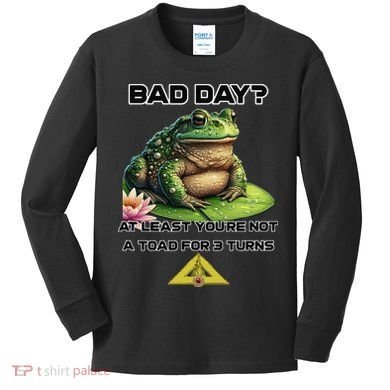 Talisman The Board Game Bad Day Toad For 3 Turns Kids Long Sleeve Shirt