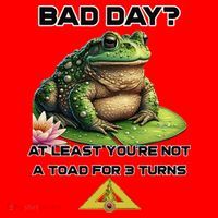 Talisman The Board Game Bad Day Toad For 3 Turns Santa Hat thumb 1