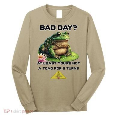 Talisman The Board Game Bad Day Toad For 3 Turns Long Sleeve Shirt