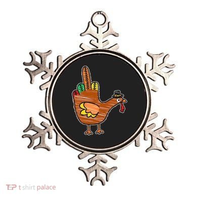 Thanksgiving Turkey Bird Middle Finger Ornament