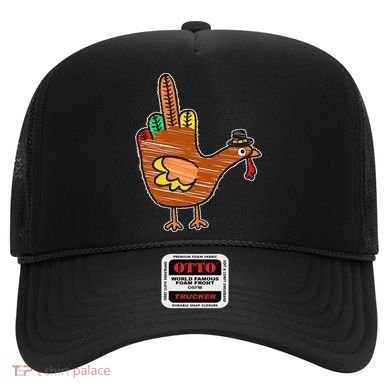 Thanksgiving Turkey Bird Middle Finger Hat