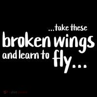 Take These Broken Wings And Learn To Fly Doggie Tank thumb 4