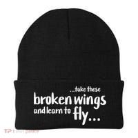 Take These Broken Wings And Learn To Fly Beanie thumb 0