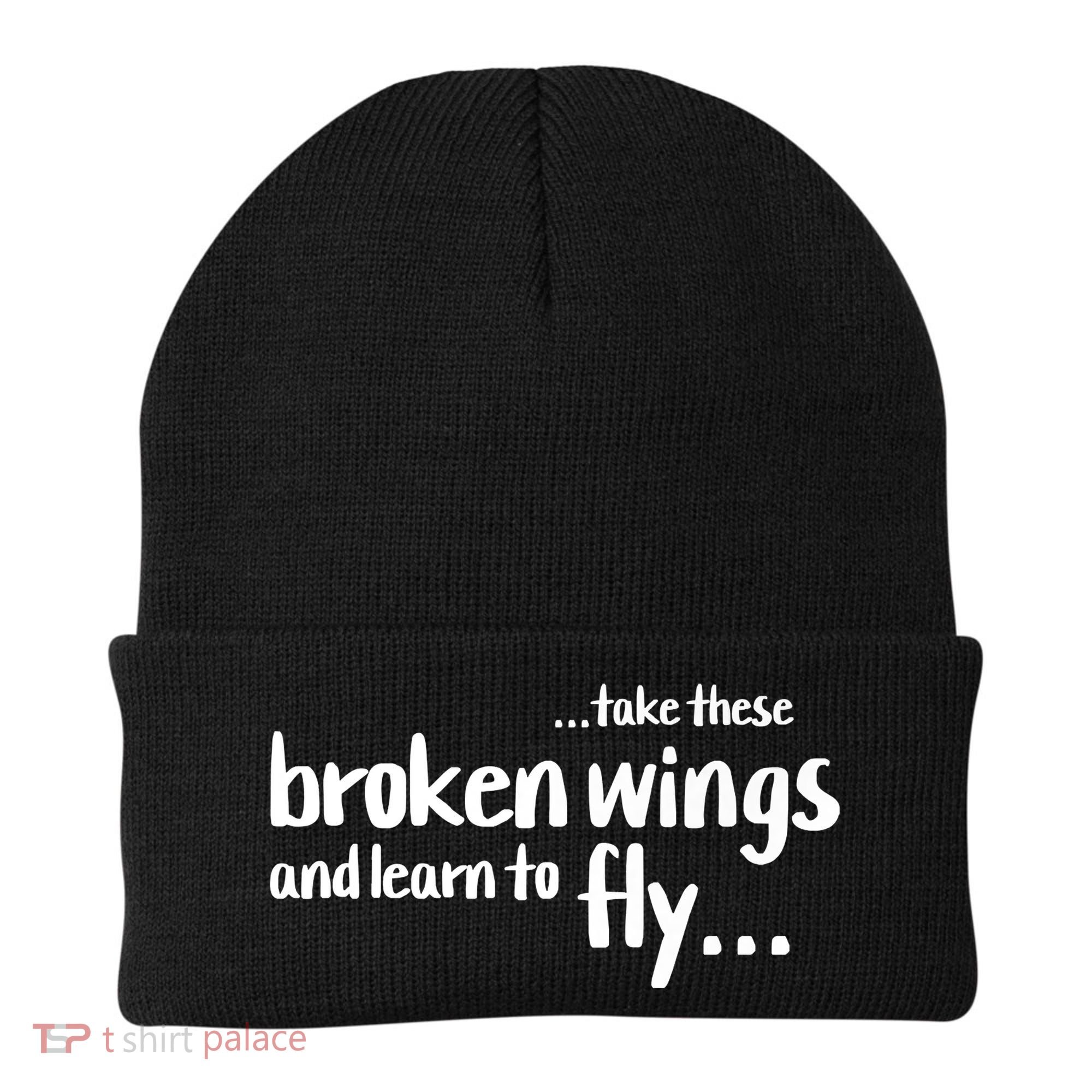 Take These Broken Wings And Learn To Fly Beanie