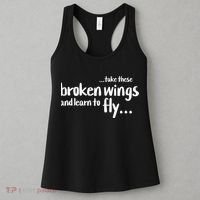 Take These Broken Wings And Learn To Fly Women's Tank Top thumb 3