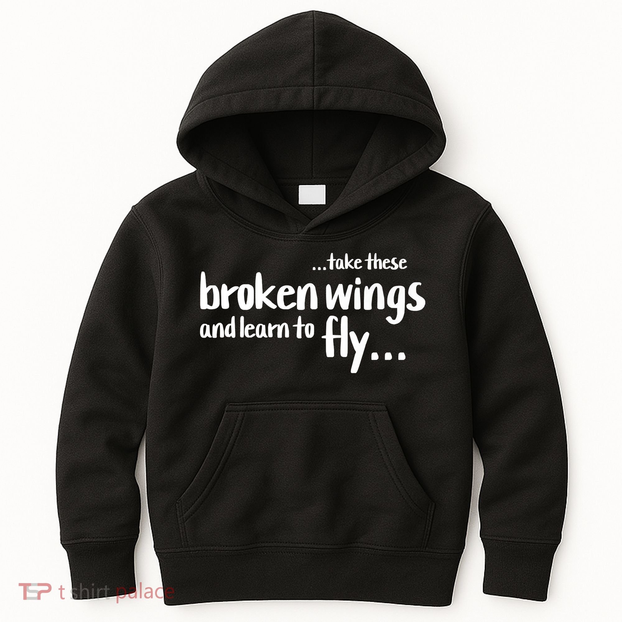 Take These Broken Wings And Learn To Fly Kids Hoodie