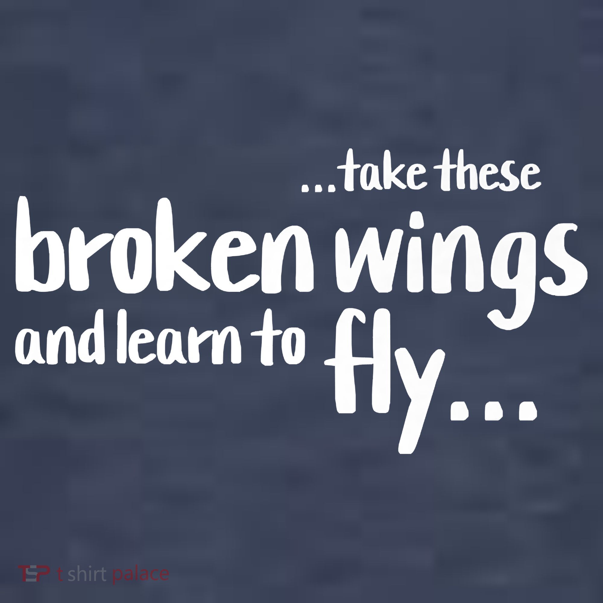 Take These Broken Wings And Learn To Fly Kids T-Shirt