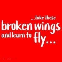 Take These Broken Wings And Learn To Fly Santa Hat thumb 1