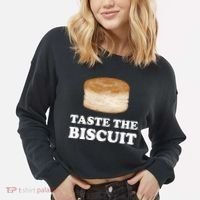 Taste The Biscuit Cropped Pullover Crew thumb 2
