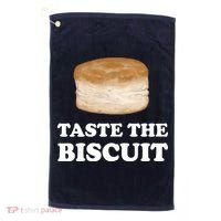 Taste The Biscuit Golf Towel thumb 0